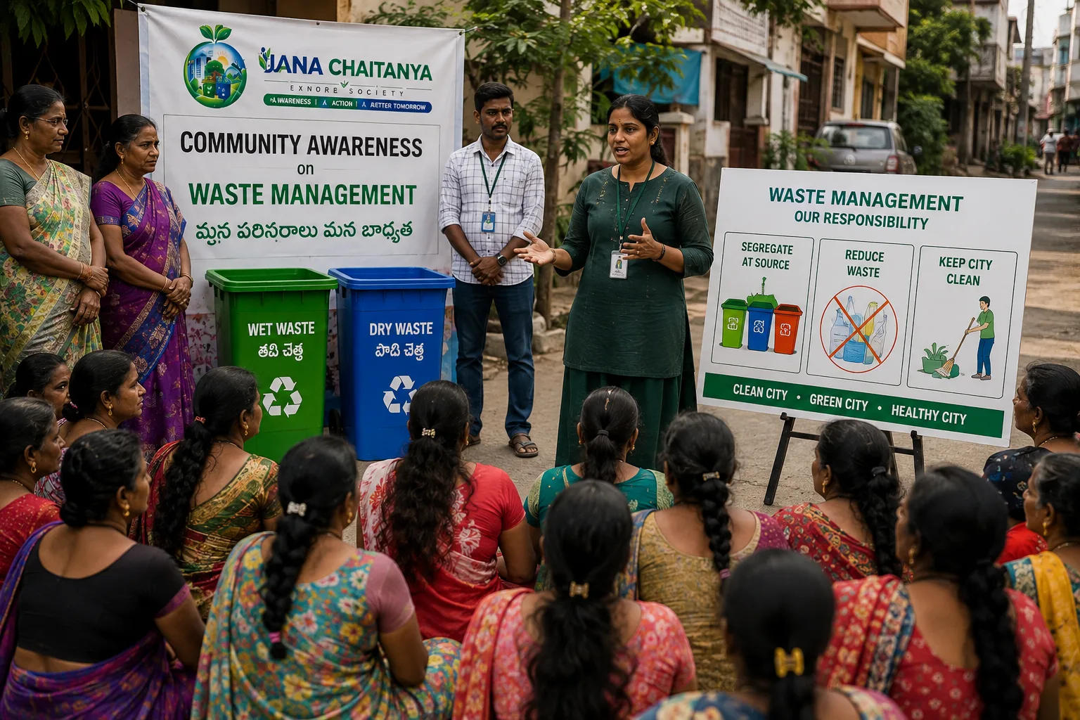 Community awareness on waste management