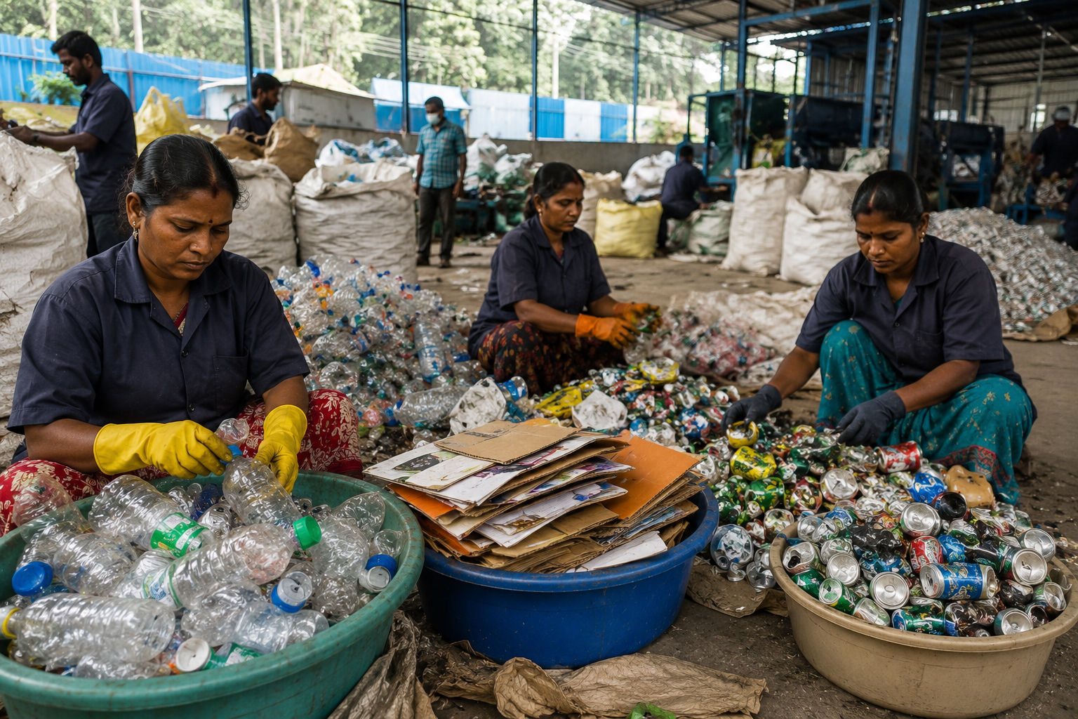 Dry waste segregation and income opportunities
